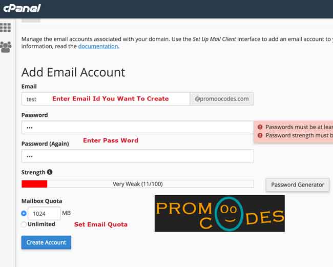 How to Create a Email Id on Cpanel