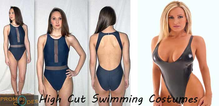 High Cuts Swimming Costumes for girls