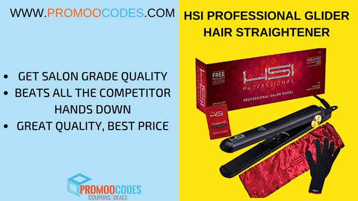 HSI PROFESSIONAL SALON GRADE HAIR STRAIGHTNER FLAT IRON
