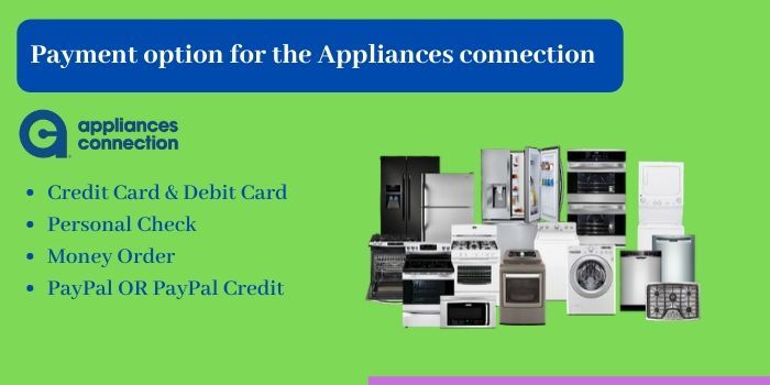 Payment methods for appliances connection