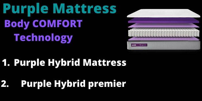 Purple Mattress types