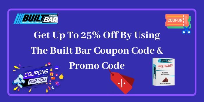 Up to 25% off With built bar Coupon Code & Prmo Code