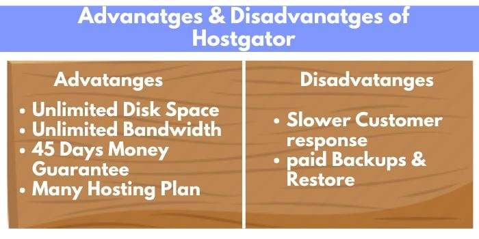 Hostgator Pros & Cons
