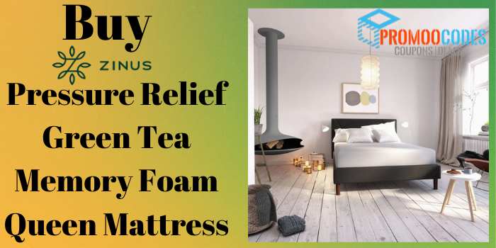 Buy pressure relief green tea memory foam mattress