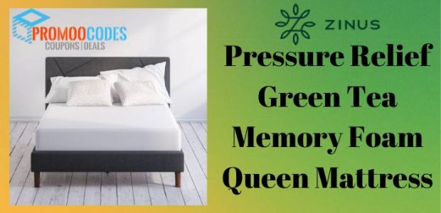 pressure relief green tea memory foam mattress