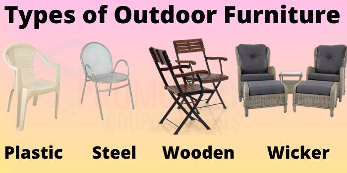 types of outdoor furniture