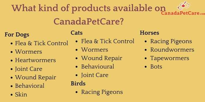 CanadaPetCare Products