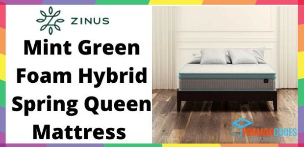 mint green foam hybrid spring queen mattress