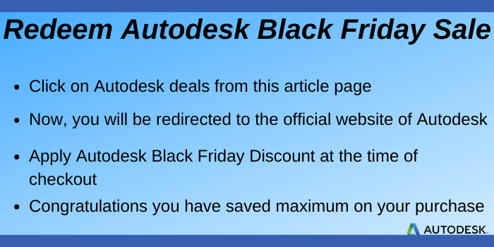 Autodesk Black Friday Deals - Redeem Autodesk Black Friday Discount Code