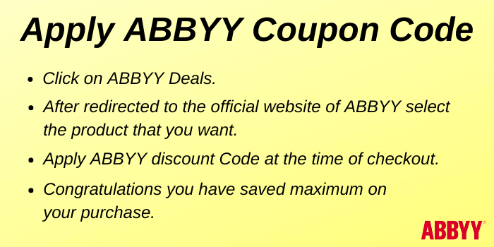 ABBYY Discount Code