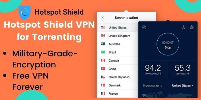 Hotspot Shield VPN for Torrenting