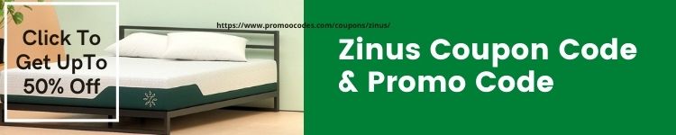 Zinus Coupon Banner