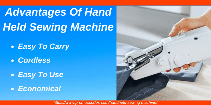 Advantages of using hand held sewing machine