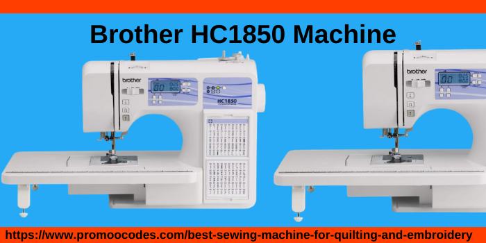 Brother HC1850 Machine