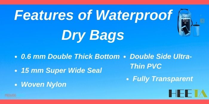 Features of Heeta Waterproof Dry Bag