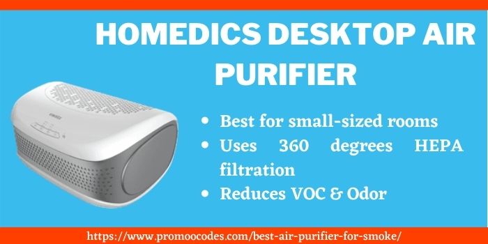 Homedics Desktop Air Purifier