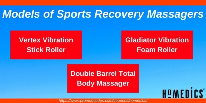 Models of HoMedics Sports Recovery Massager