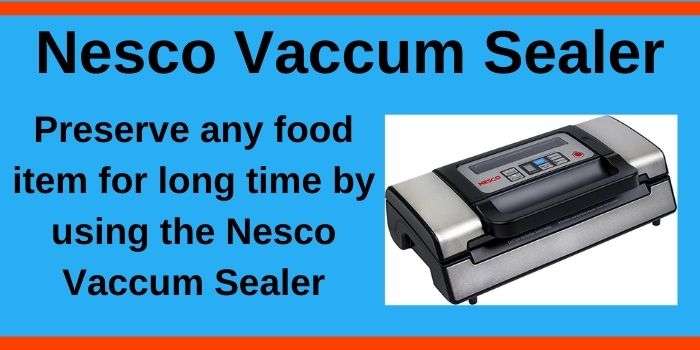 Nesco Vaccum Sealer Coupon Code