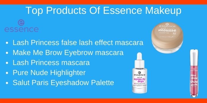 Top products of Essence Cosmetics