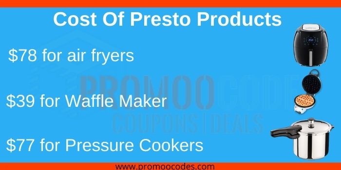 Cost Of Presto Products