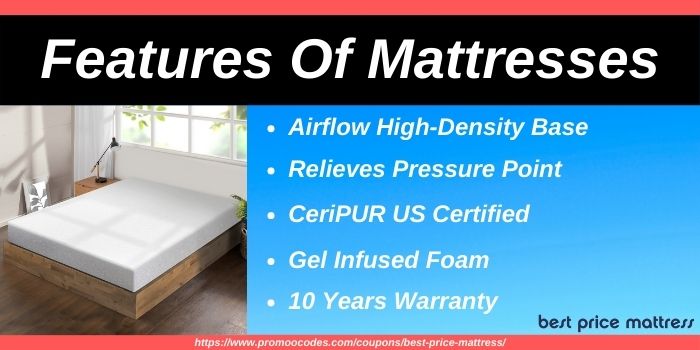 Features of Best Price Mattress Mattresses