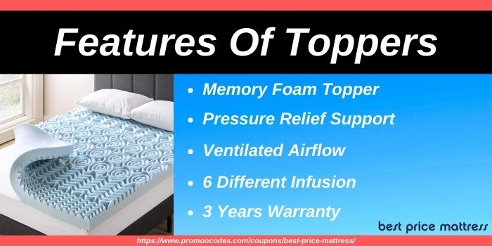 Features of Best Price Mattress Toppers