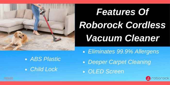 Features of Roborock Cordless Stick Vacuum