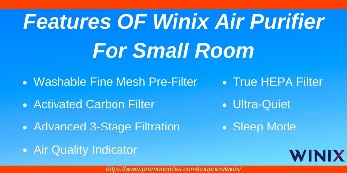 Features of Winix Air Purifier For Small Rooms