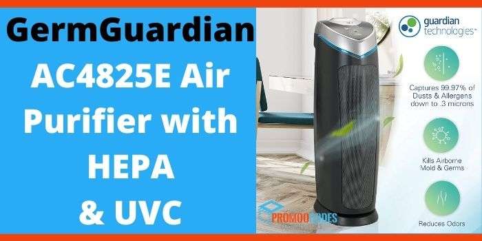 GermGuardian AC4825E Air Purifier with HEPA & UVC