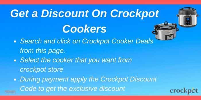 Get a Discount on Crockpot Cooker
