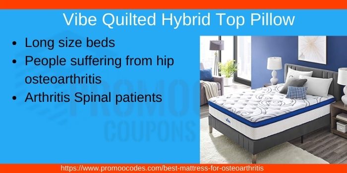 Vibe Quilted Hybrid Top Pillow 1