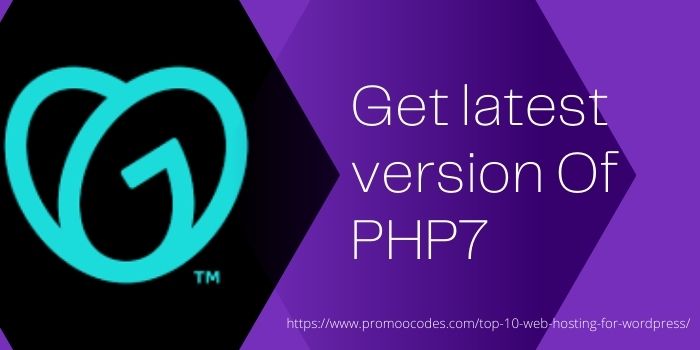GoDaddy most popular WordPress hosting provides latest version of PHP7
