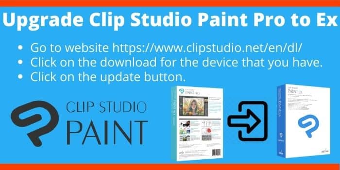 Upgrade Clip Studio Paint Pro To Ex