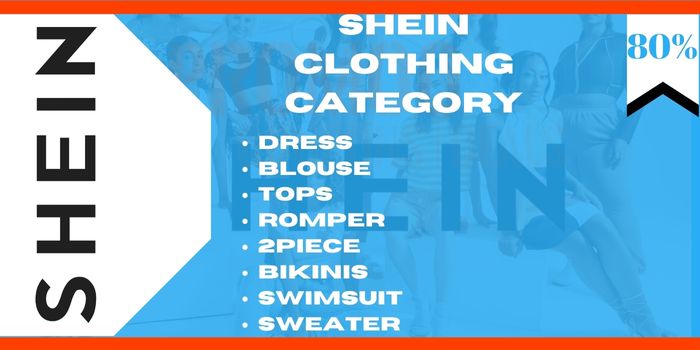 Shein Clothing category 