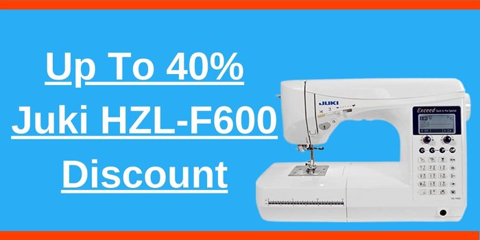 40% juki HZL-F600 discount code