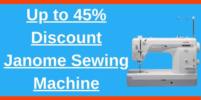 45% off Janome sewing machine