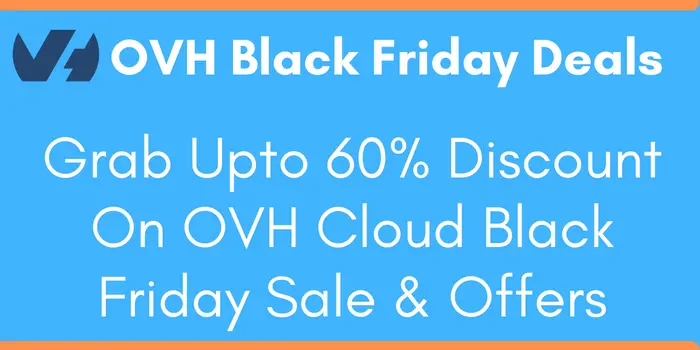 60% OVH Black Friday Discount