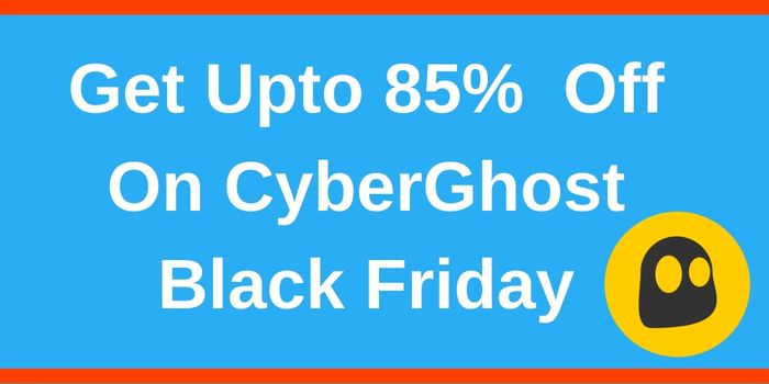 85% off CyberGhost Black Friday
