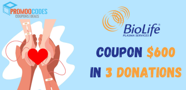Biolife coupon $600 in 3 donations